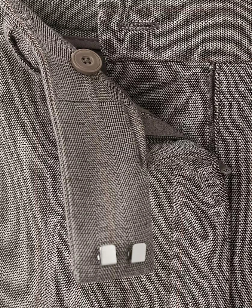 Mango Women
s Slim Cropped Pinstripe Pants 3