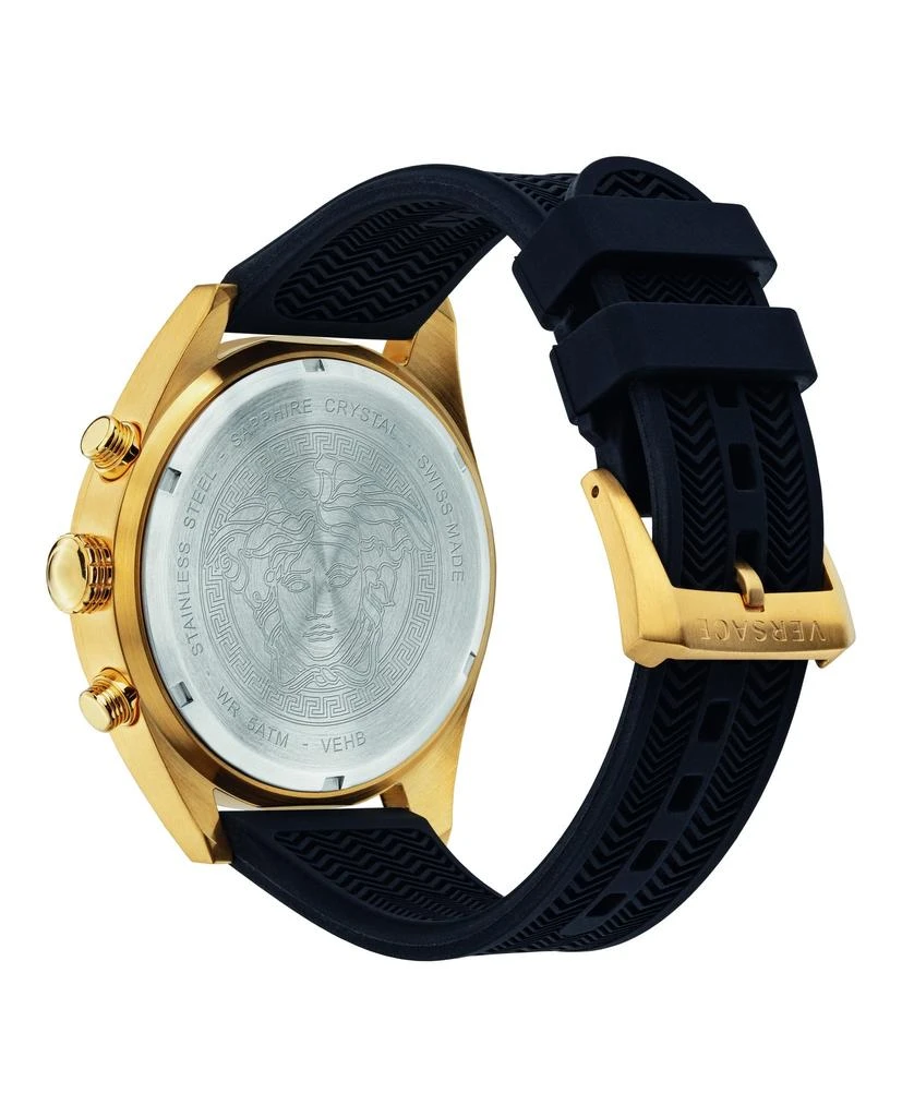 Versace V-Chrono Silicone Watch 3