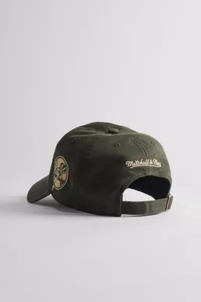 Mitchell & Ness Mitchell & Ness MLB New York Yankees Leather Dad Hat 3