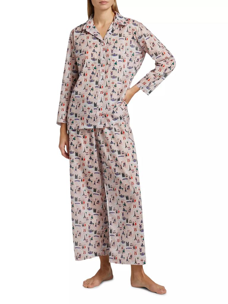 Pour Les Femmes Paris Cotton Pajamas
