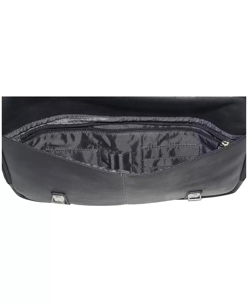 Kenneth Cole Colombian Leather Flapover 15.6” Laptop Bag 7