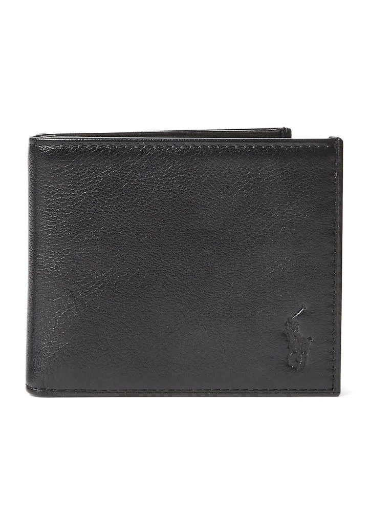 Ralph Lauren Pebbled Leather Billfold Wallet