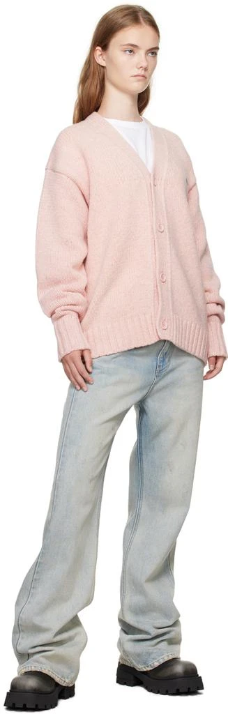We11done Pink Chunky Cardigan 4