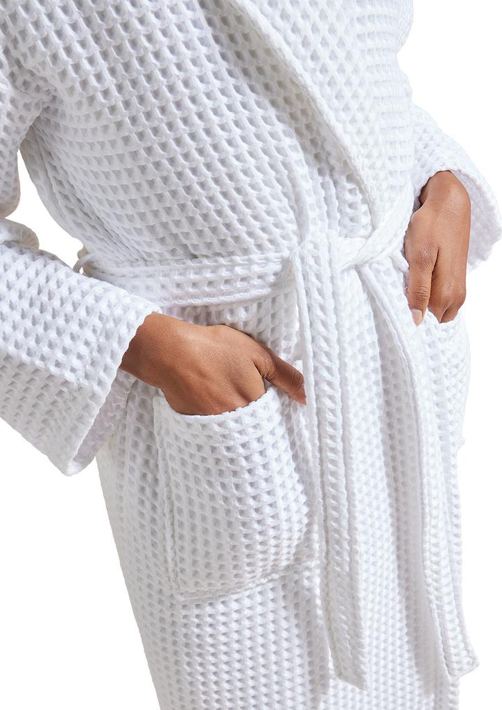 Christy Waffle kimono style bath robe small-medium
