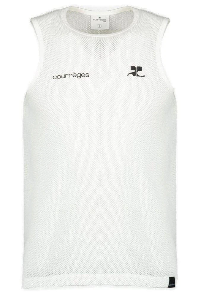 Courrèges Courrèges Printed Mesh Tank Top