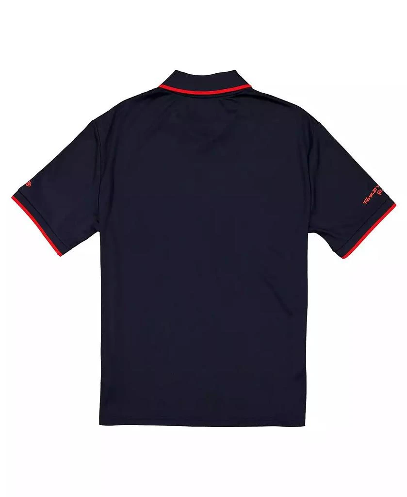 New Era Men's Navy Red Bull Racing Graphic Collared Soccer Shirt 3