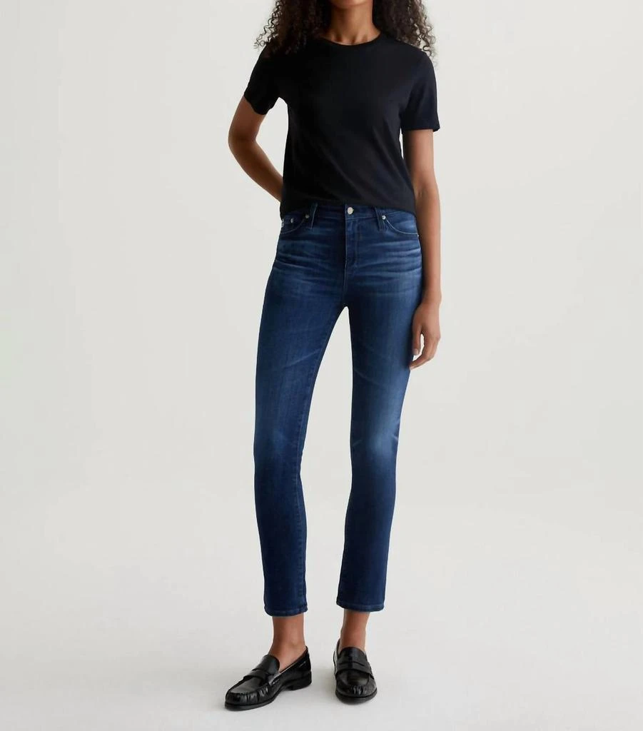 AG Jeans Ag Jeans - Mari Ag-ed™ Mid-rise Slim Straight Leg Denim 4
