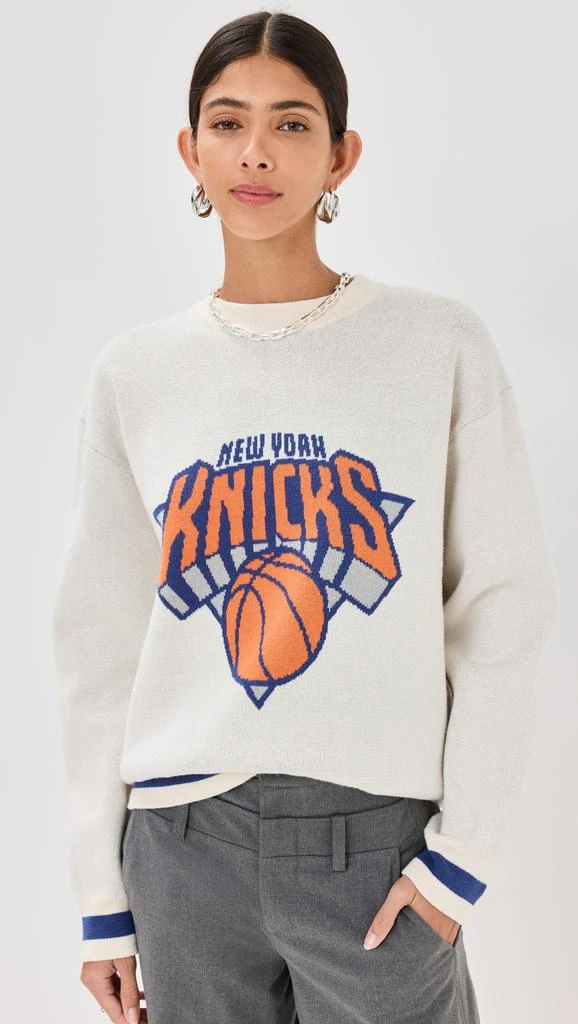 Terez Knicks Knit Crew Neck Sweatshirt 1