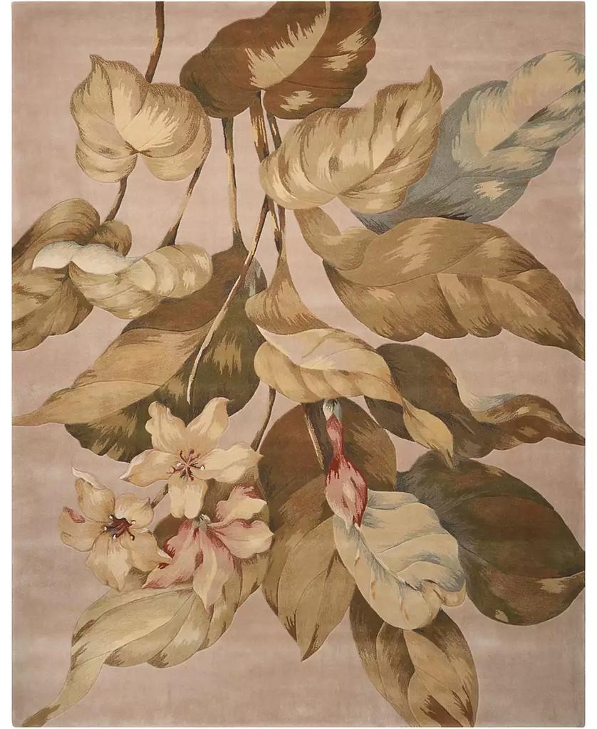 Nourison Tropics TS04 Beige 8' x 11' Area Rug