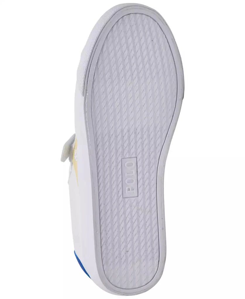 Ralph Lauren Little Girls Ryley Fastening Strap Casual Sneakers from Finish Line 6