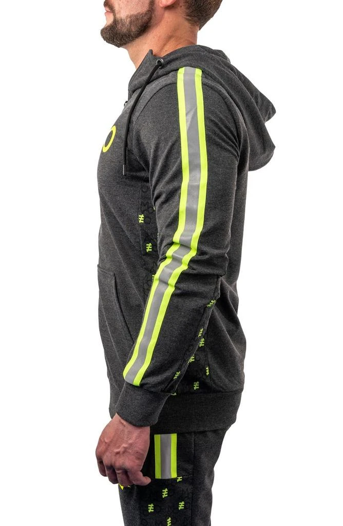 Maceoo Monogram Cotton Blend Logo Zip Hoodie 3