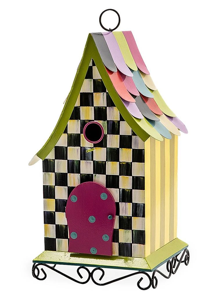 MacKenzie-Childs Courtly Cottage Birdhouse