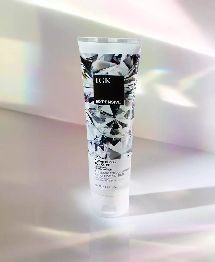 IGK Hair Expensive Clear Gloss Top Coat, 4.2 oz. 3
