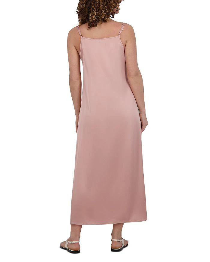 Point Satin A Line Slip Dress 2
