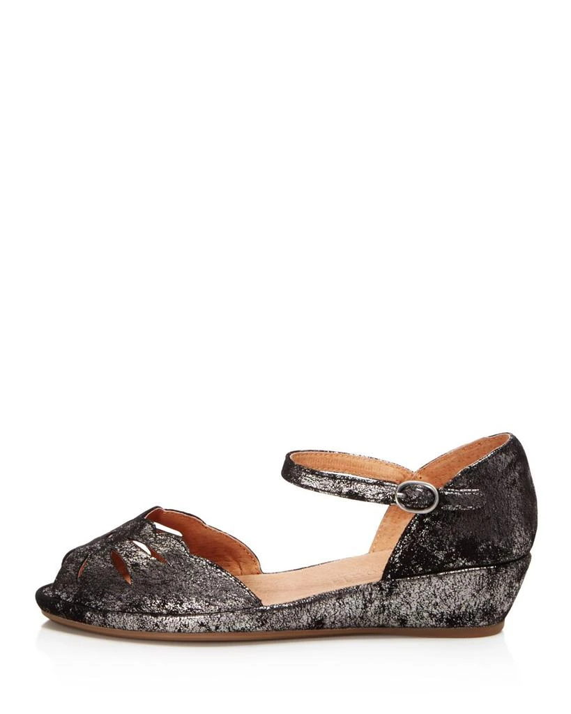 Gentle Souls Gentle Souls Women's Lily Moon Leather Wedge Flats 2