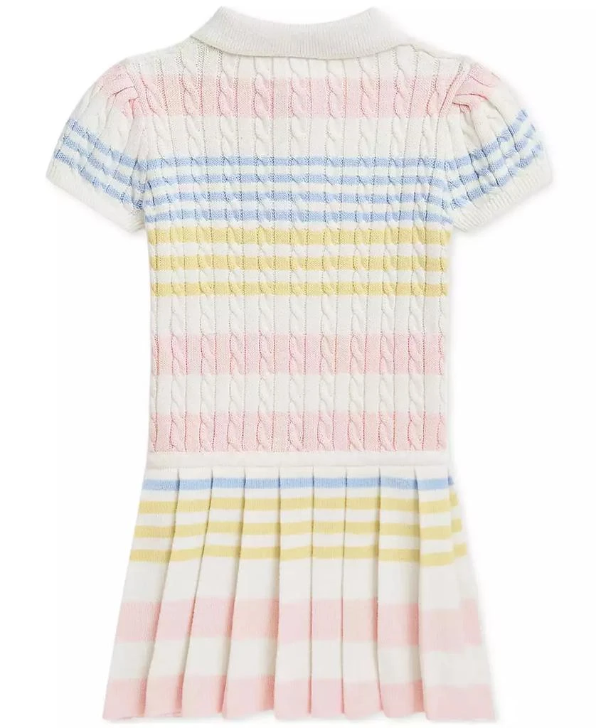 Ralph Lauren Baby Girls Cable-Knit Sweater Dress 2