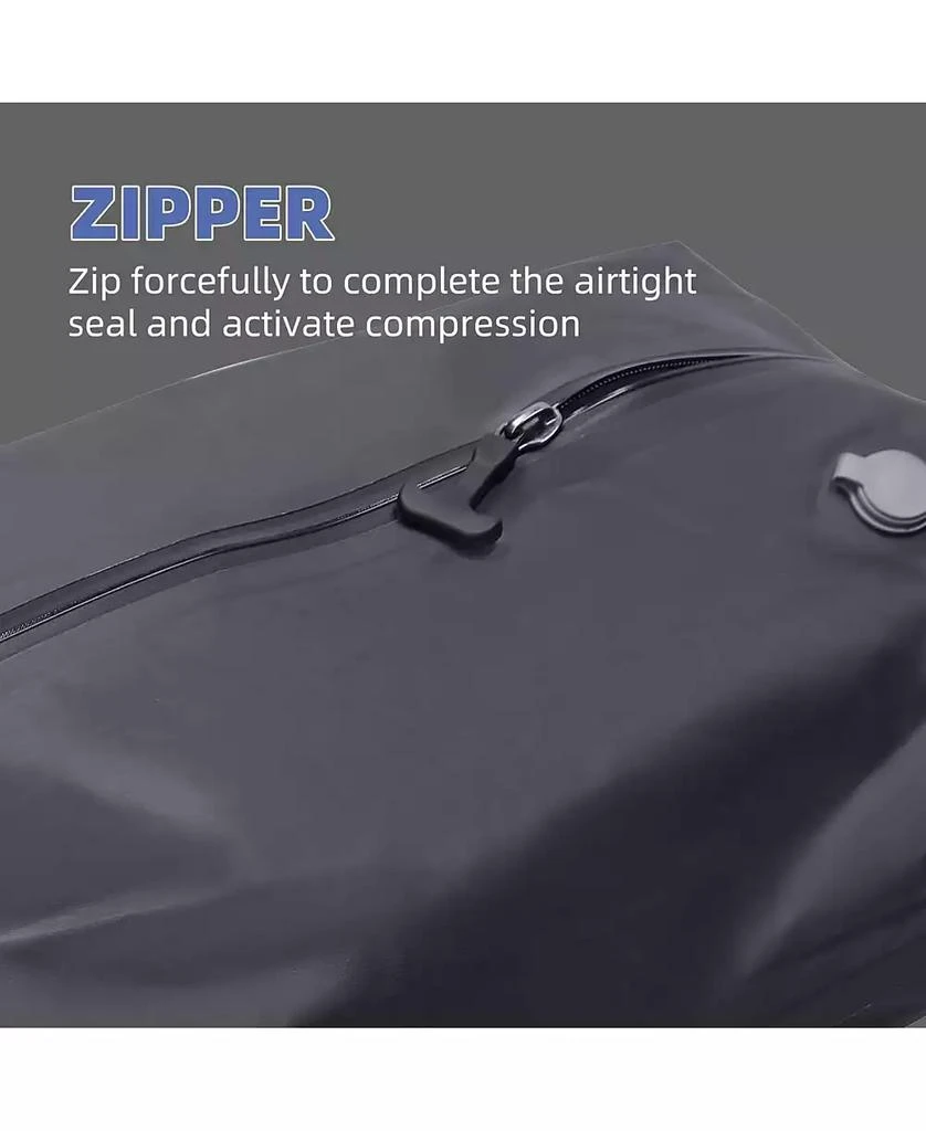 Urbanmax Reusable Vacuum Compression Bags with Pump (20") - Space-Saving Waterproof Travel Storage for Luggage 7