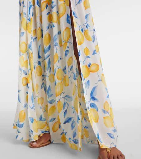 Alexandra Miro Jamie sheer maxi skirt 5