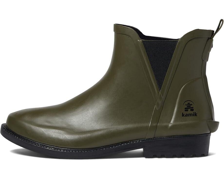 Kamik Kamik Chloe Lo EK2434-DOL Women's US 11 Dark Olive Waterproof Rain Boots ZPO413 (Green,11)