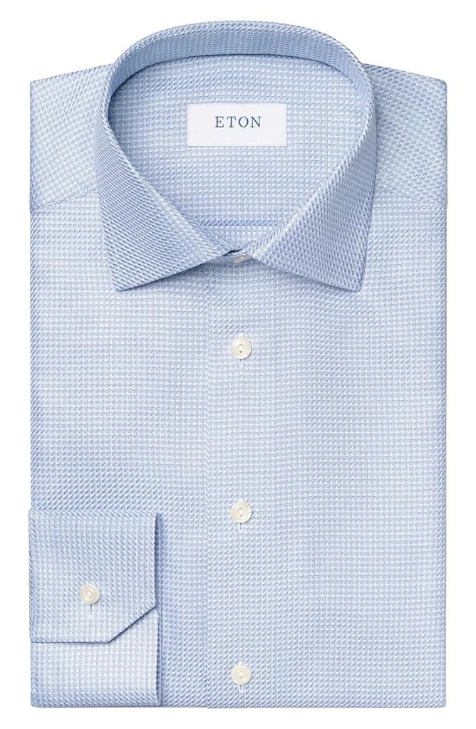 Eton Slim Fit Microcheck King Cotton Dress Shirt 4