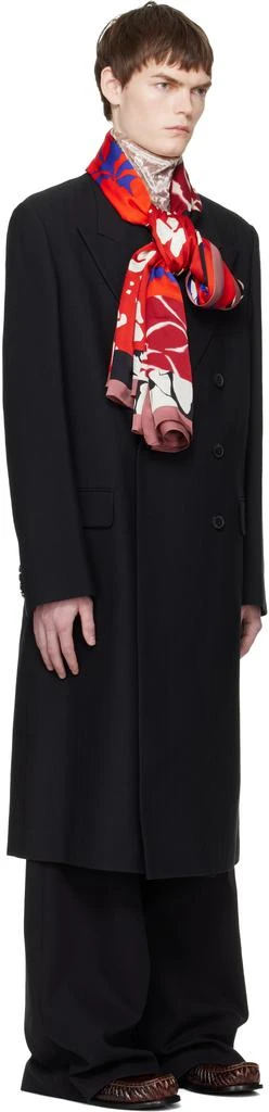 Dries Van Noten Black Double-Breasted Coat 2