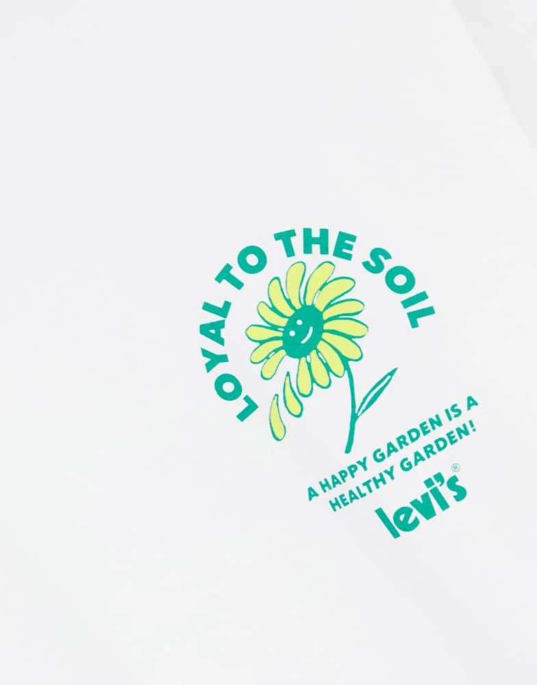 Levi
s Levi
s t-shirt with flower backprint in white 3