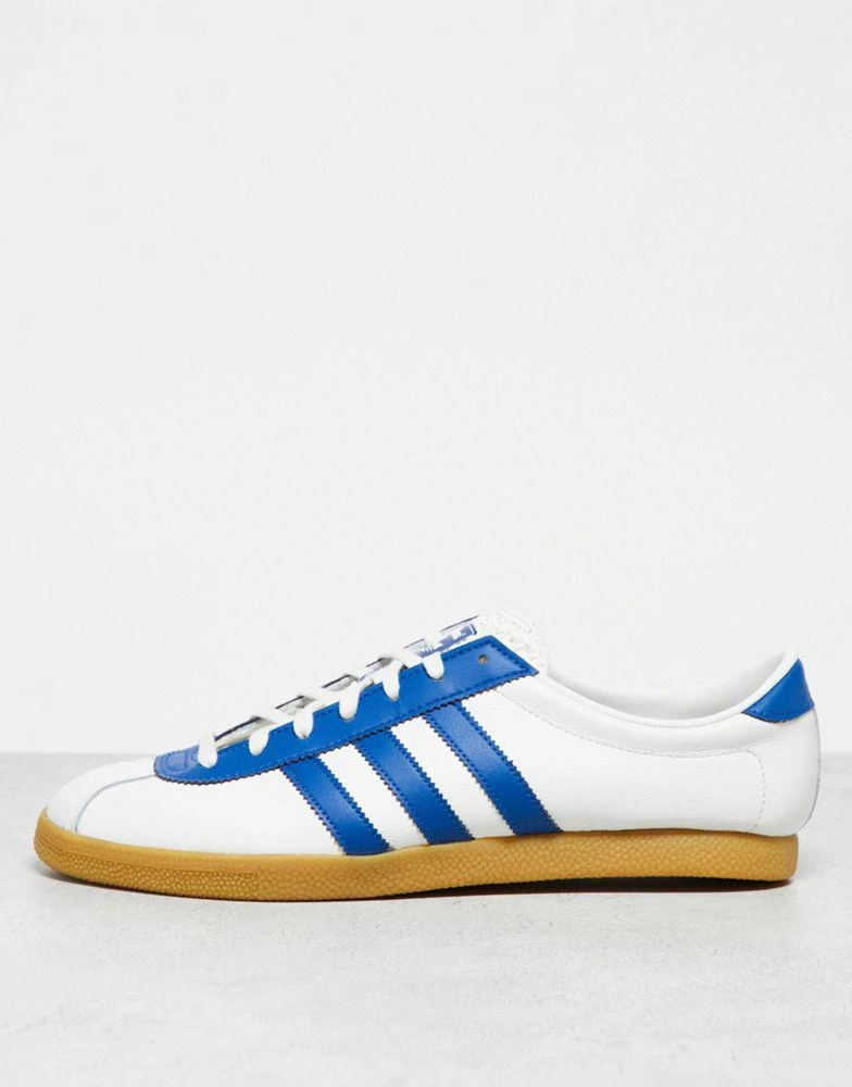 Adidas adidas Originals London trainers in white and blue 1