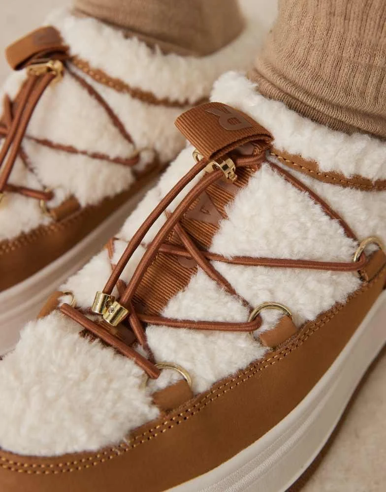 Pajar Pajar asos exclusive Jules shoes in chestnut tan 2