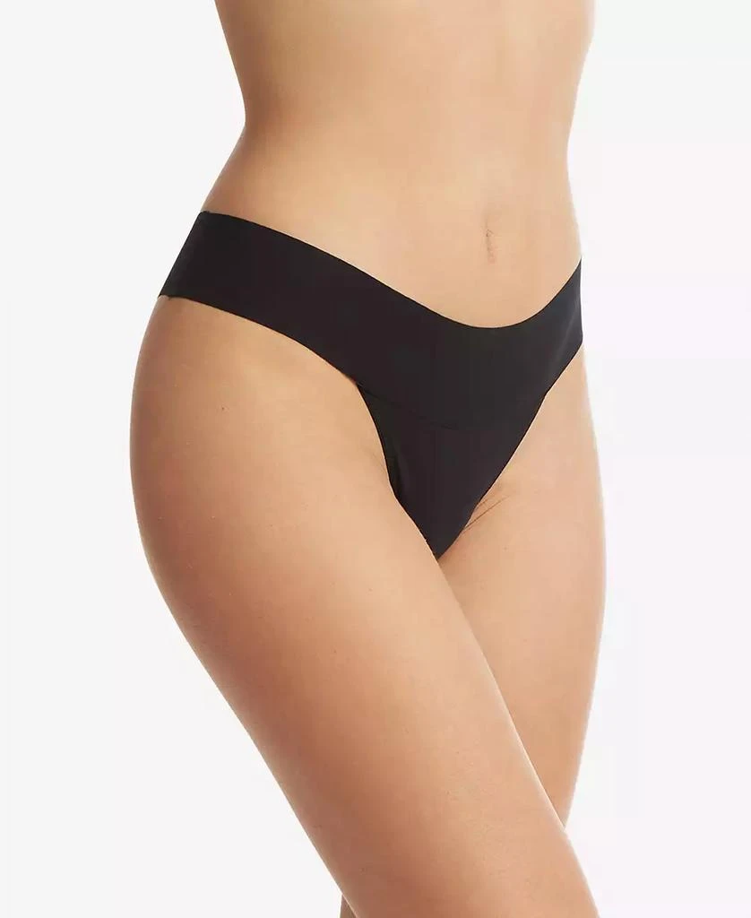 Hanky Panky Women's Breathe Natural Thong 3 Pack Underwear, 6J1661B3PK 2