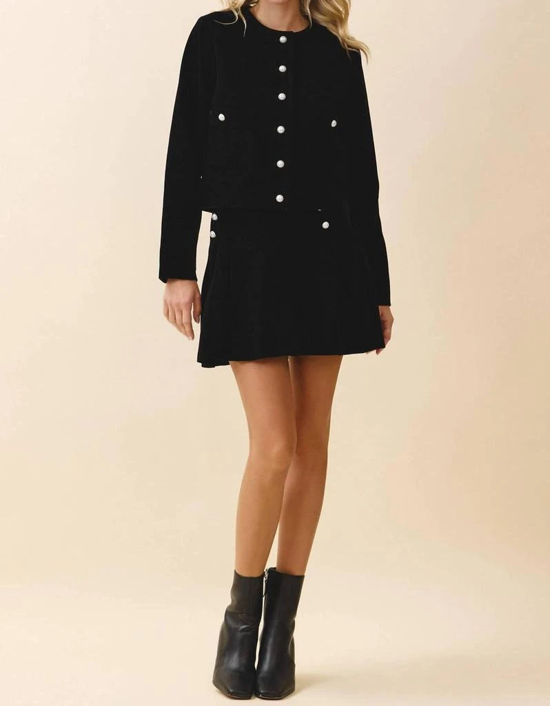 TCEC Tcec - Georgie Pearl Button Front Jacket 6