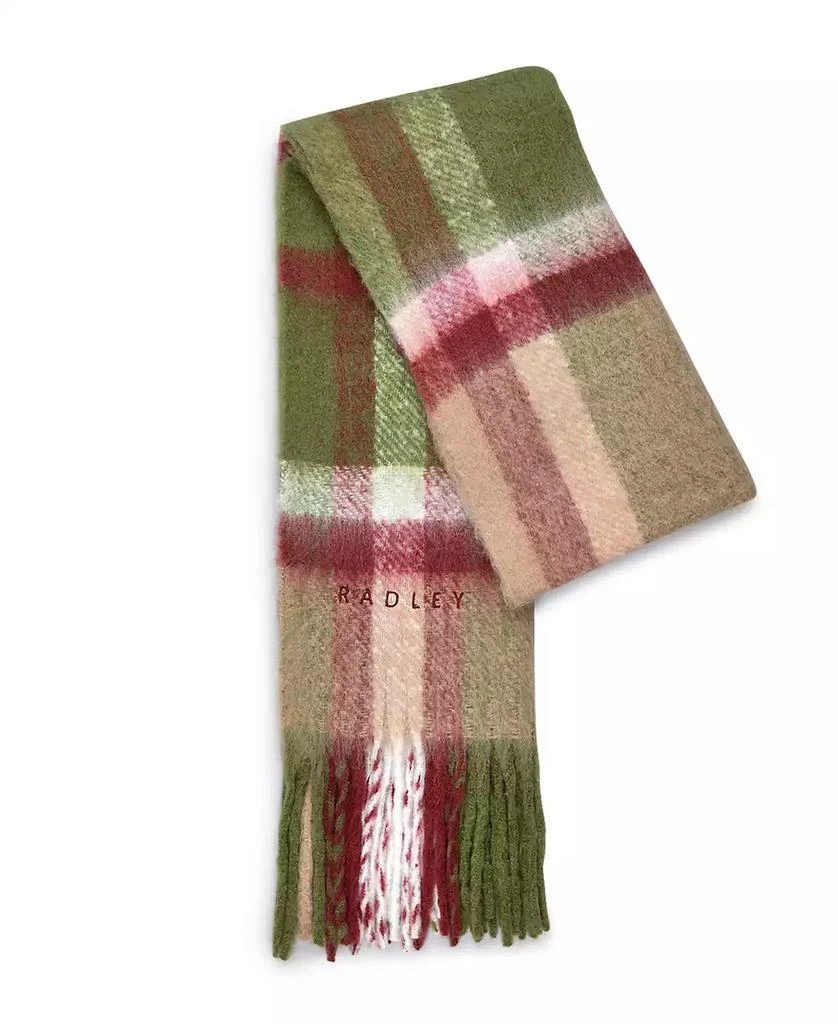 Radley Fluffy Check Scarf 2