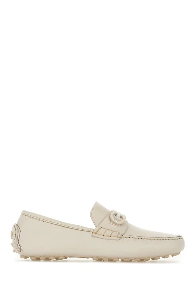 Shop Ivory Leather Grazioso Loafers on Sale at BeyondStyle  display picture 2