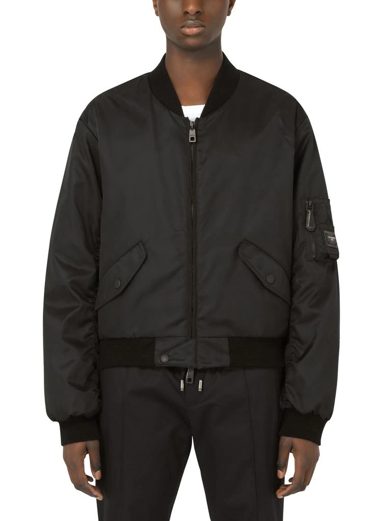 Dolce & Gabbana Nylon jacket with branded plate 6