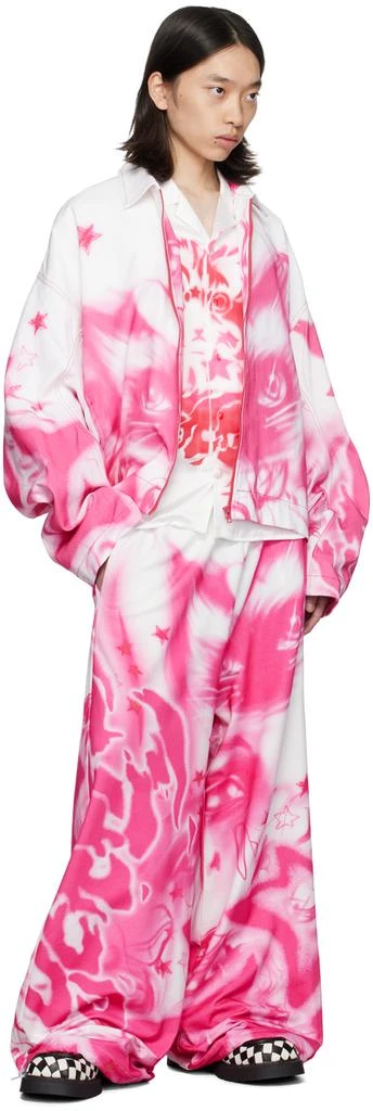 Gerrit Jacob White Airbrushed Track Pants 4