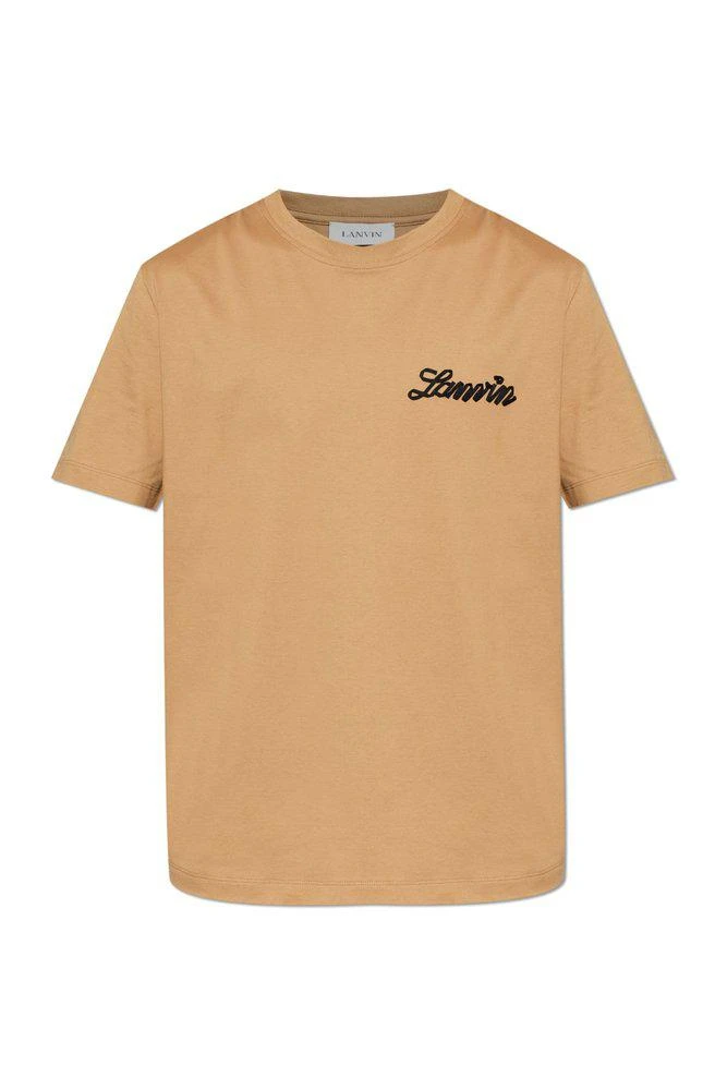 Lanvin Lanvin Logo Printed Crewneck T-Shirt