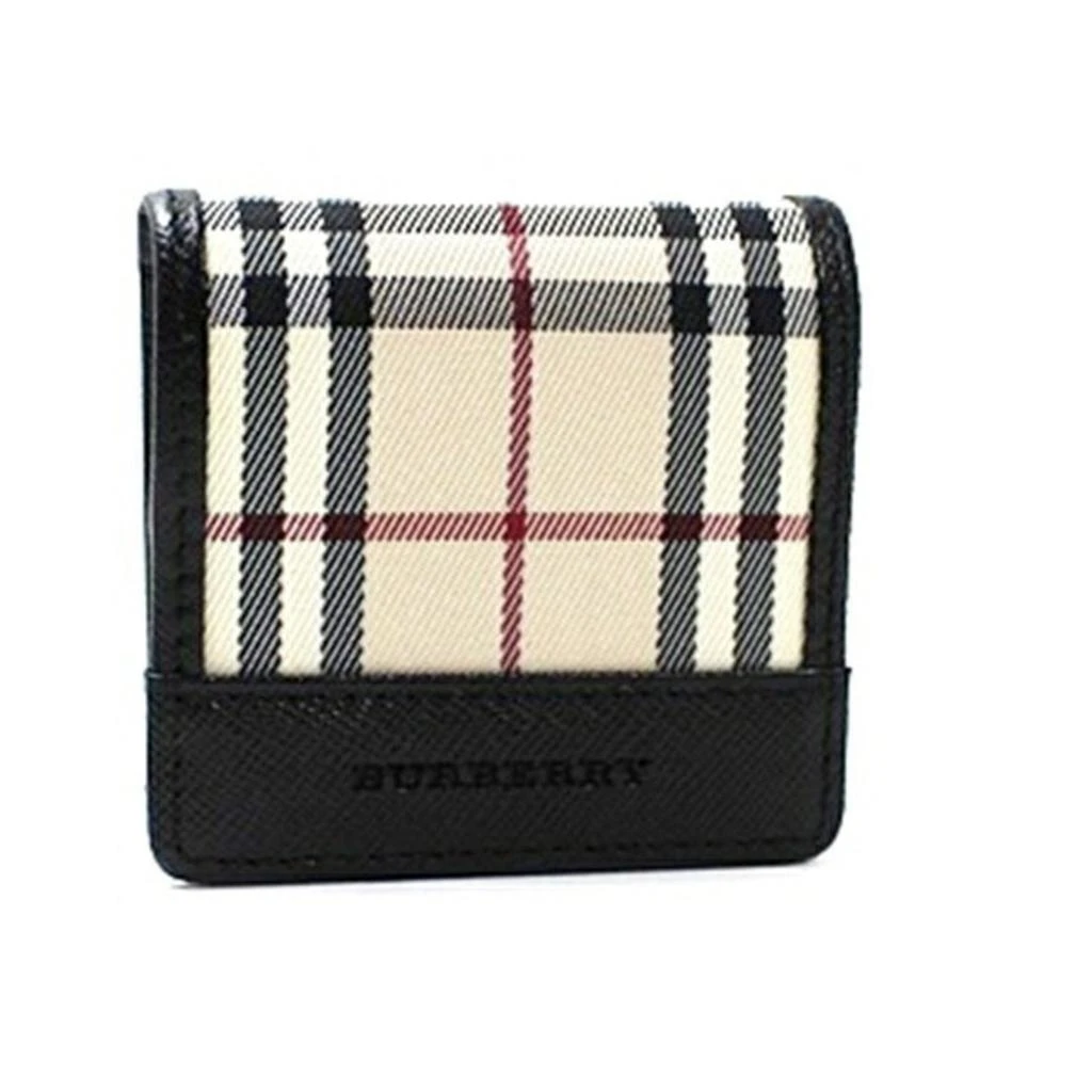 Burberry Canvas Leather Coin Purse/Coin Case (Pre-Owned) 1