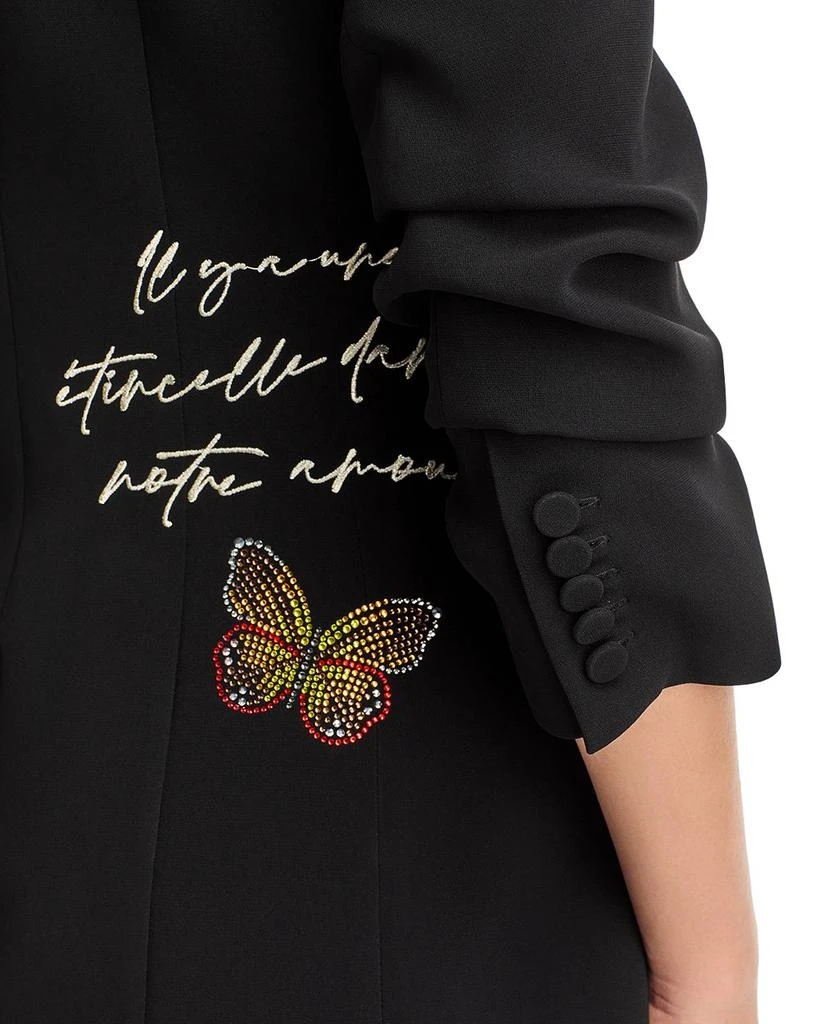 Cinq à Sept Butterfly Loveletter Scrunched Cheyenne Blazer 6