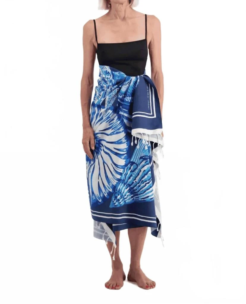 Inoui Editions Galapagos Towel In Blue 2