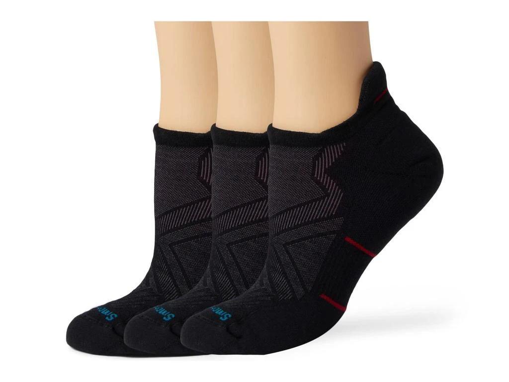 SmartWool Run Targeted Cushion Low Ankle Socks 3-Pack 1