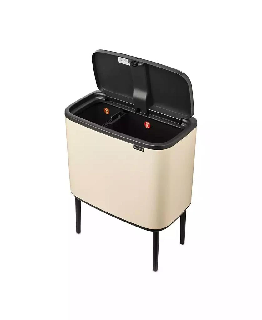 Brabantia Bo Touch Top Dual Compartment Trash Can, 3 plus 6 Gallon, 11 plus 23 Liter 4