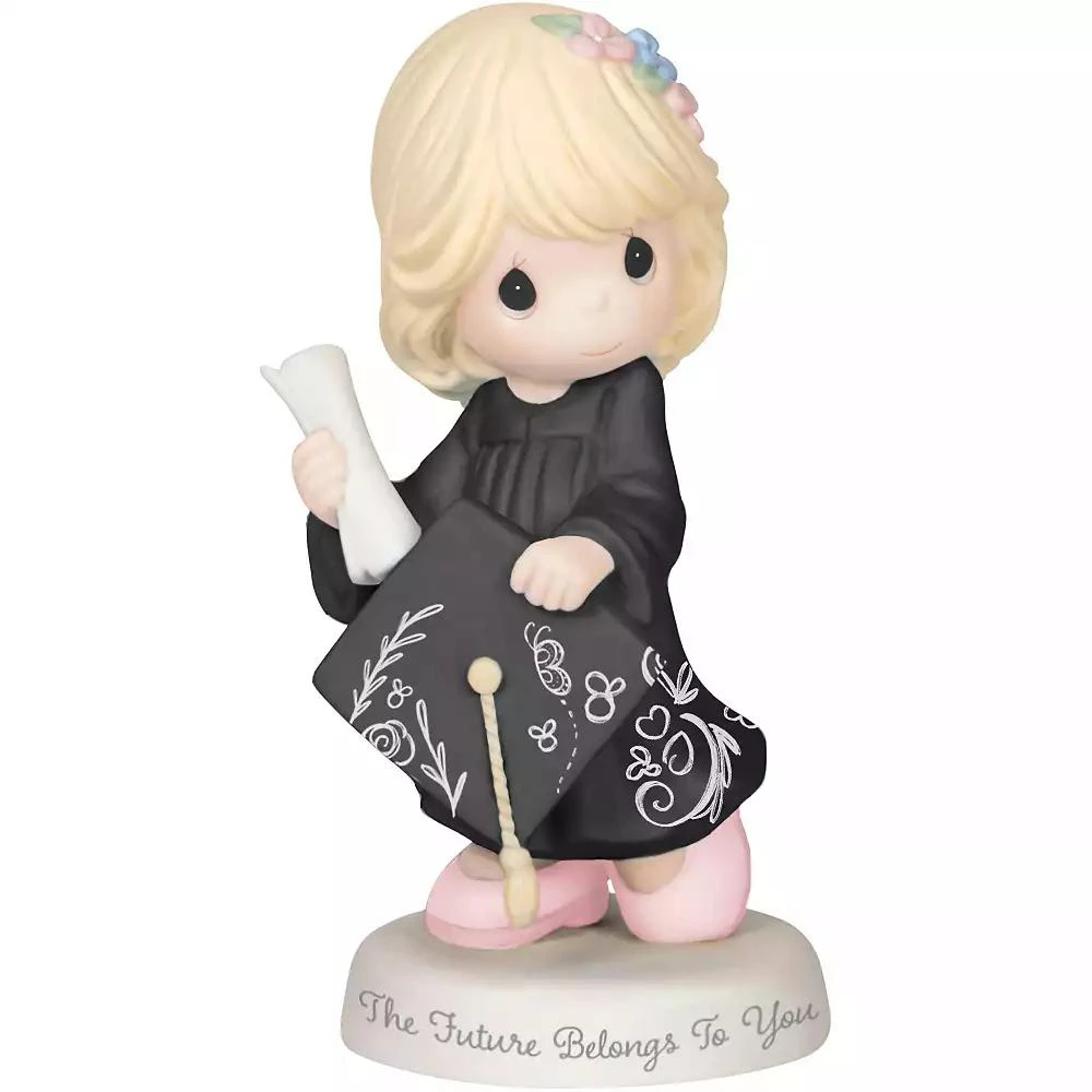 Precious Moments The Future Belongs To You Graduation Girl Figurine Bisque Porcelain 183007 1