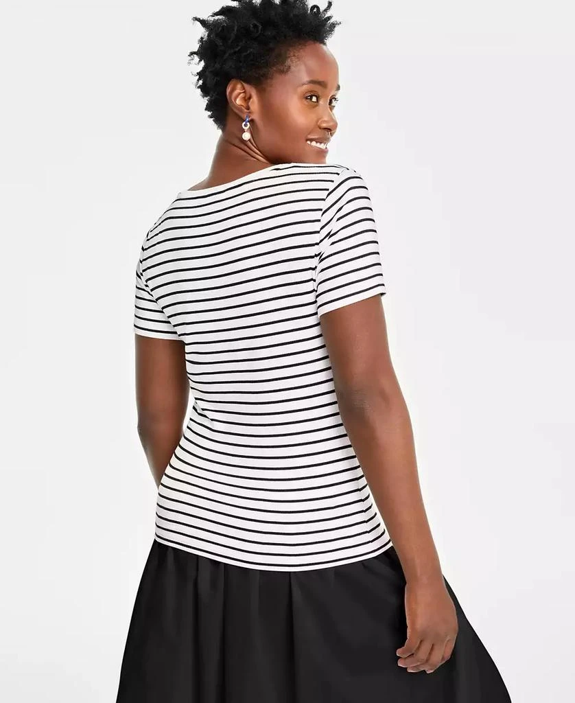 On 34th Women's Knit Square-Neck Top, Created for Macy's 4