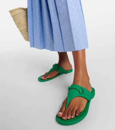 Gucci Horsebit thong sandals 4