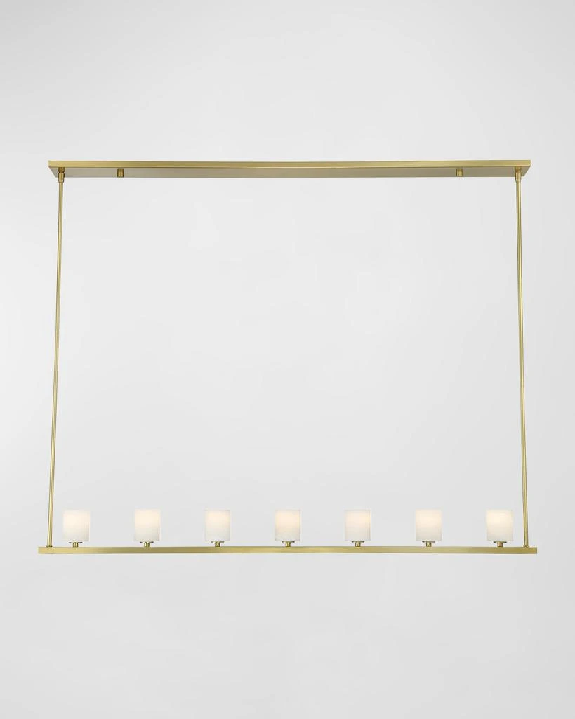 Crystorama Aragon 56" Linear 7-Light Chandelier 3