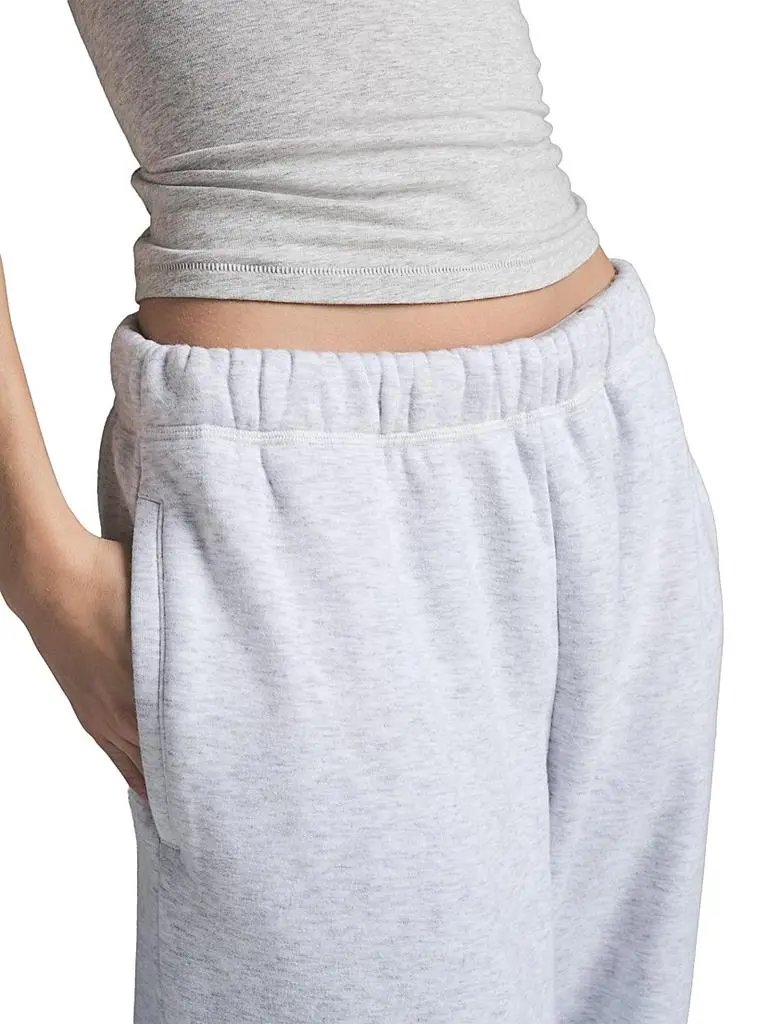 SKIMS Cotton Fleece Straight-Leg Pants 5