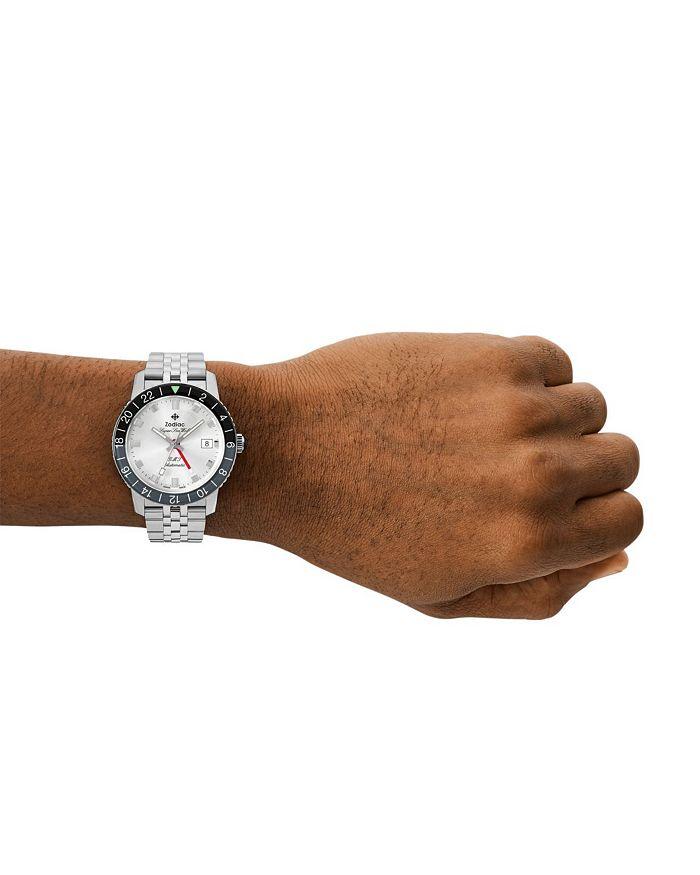 ZODIAC GMT Automatic Stainless Steel Watch, 40mm