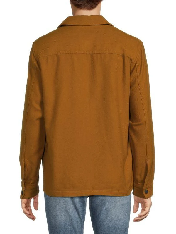 Ben Sherman Solid Flannel Shacket 2