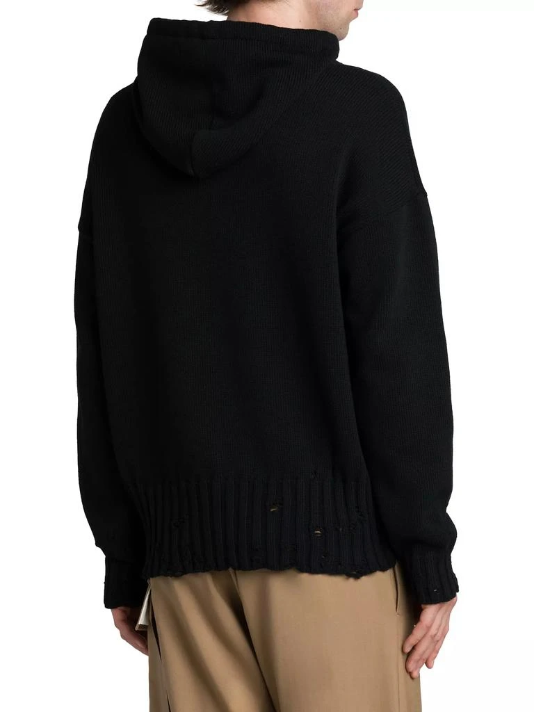 Marni Distressed Hooded Sweater 5
