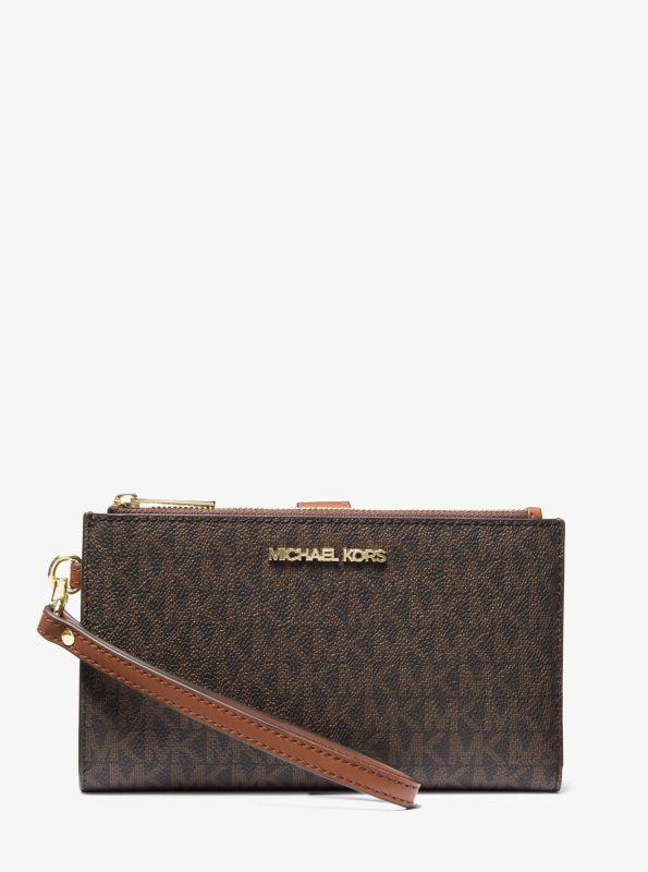 Michael Kors Jet Set Travel Signature Logo Smartphone Wallet