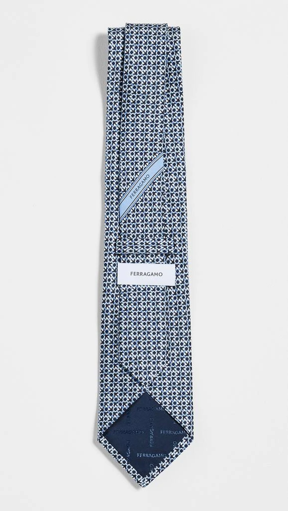Salvatore Ferragamo Loghi E Lettering Silk Tie 4